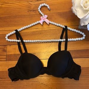 Black Dream Angels Demi Push up Bra